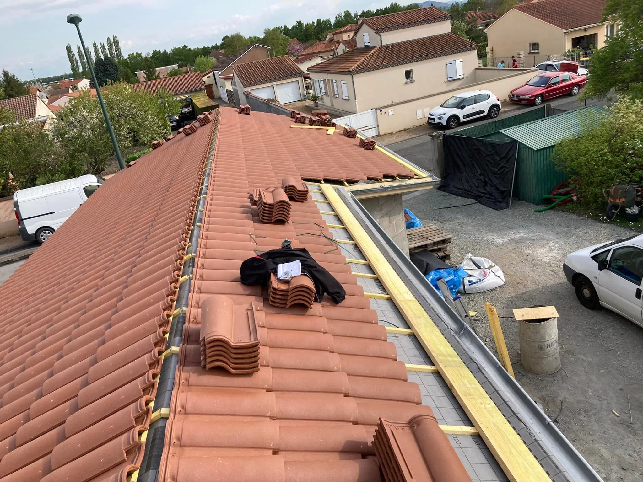 Installation de toiture neuve - ETS Lecoq Loiret