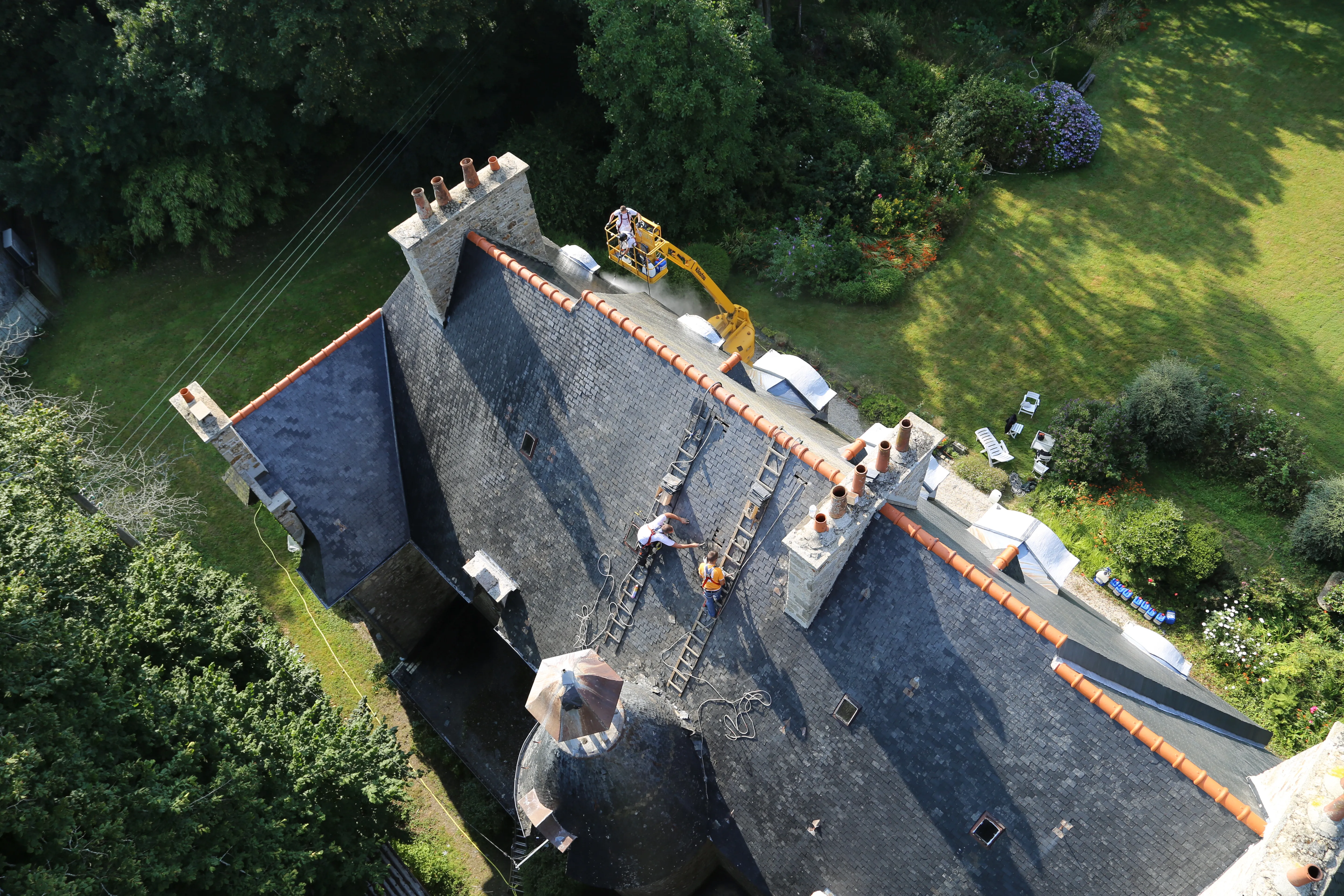Nettoyage de toiture - ETS Lecoq Loiret